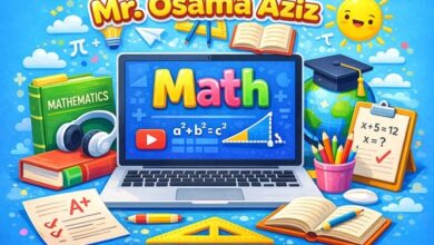 شرح مادة الرياضيات باللغة الإنجليزية | مع قناة مستر اسامة لتبسيط الرياضيات Math